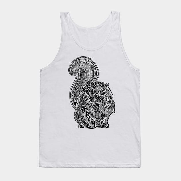 Polynesian Persian Cat Tank Top by huebucket